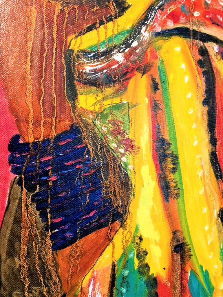 Original Abstract Expressionism Women Painting by Cheri Pedemonte