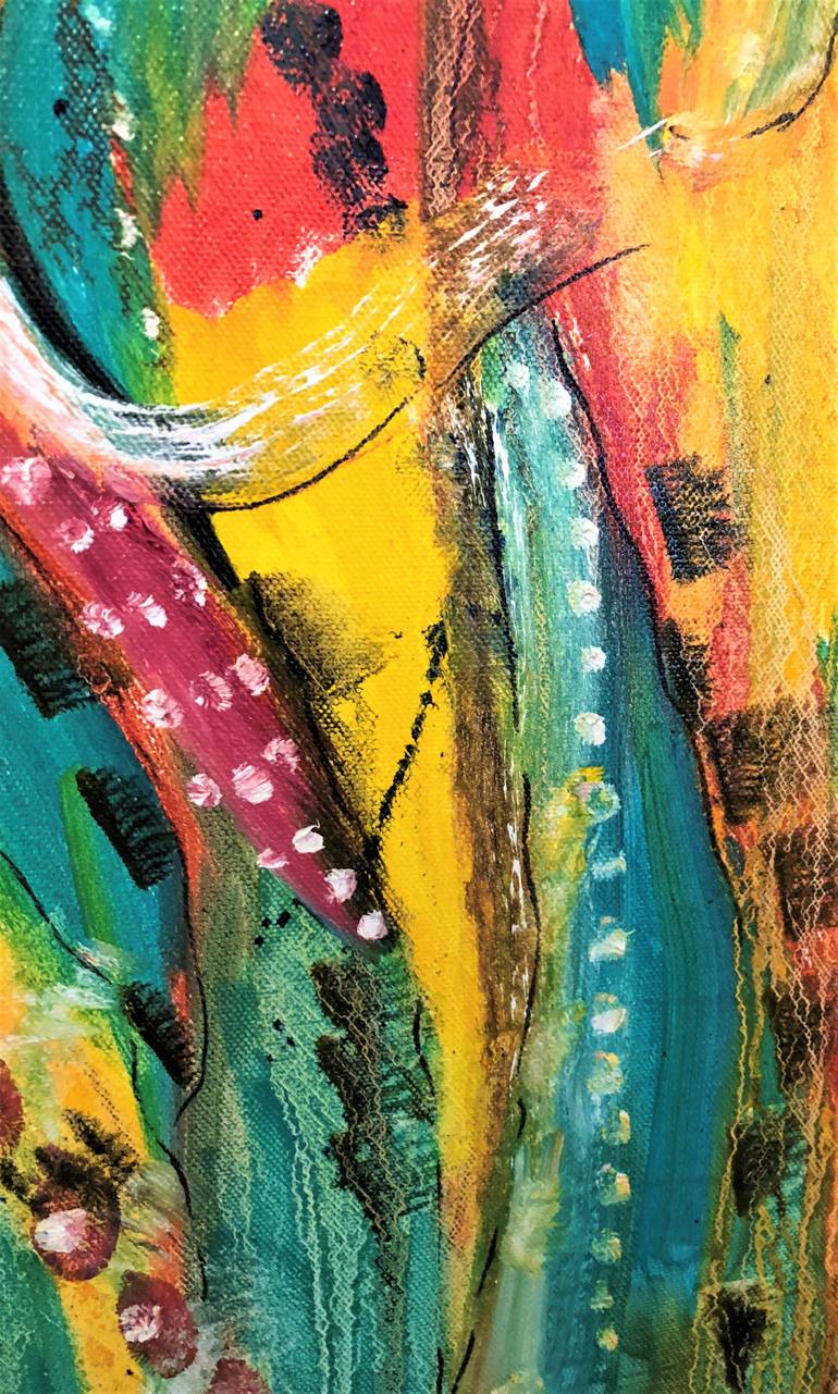 Original Abstract Expressionism Women Painting by Cheri Pedemonte
