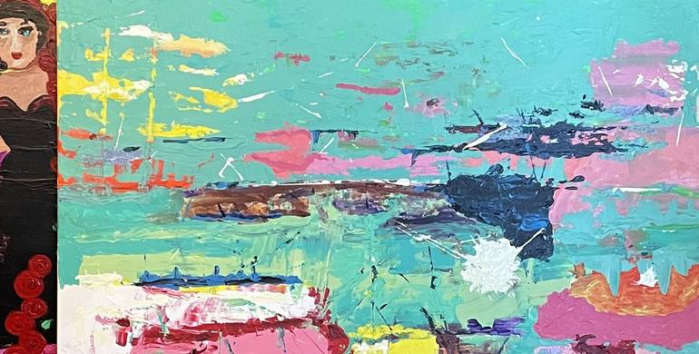 Original Abstract Painting by Cheri Pedemonte