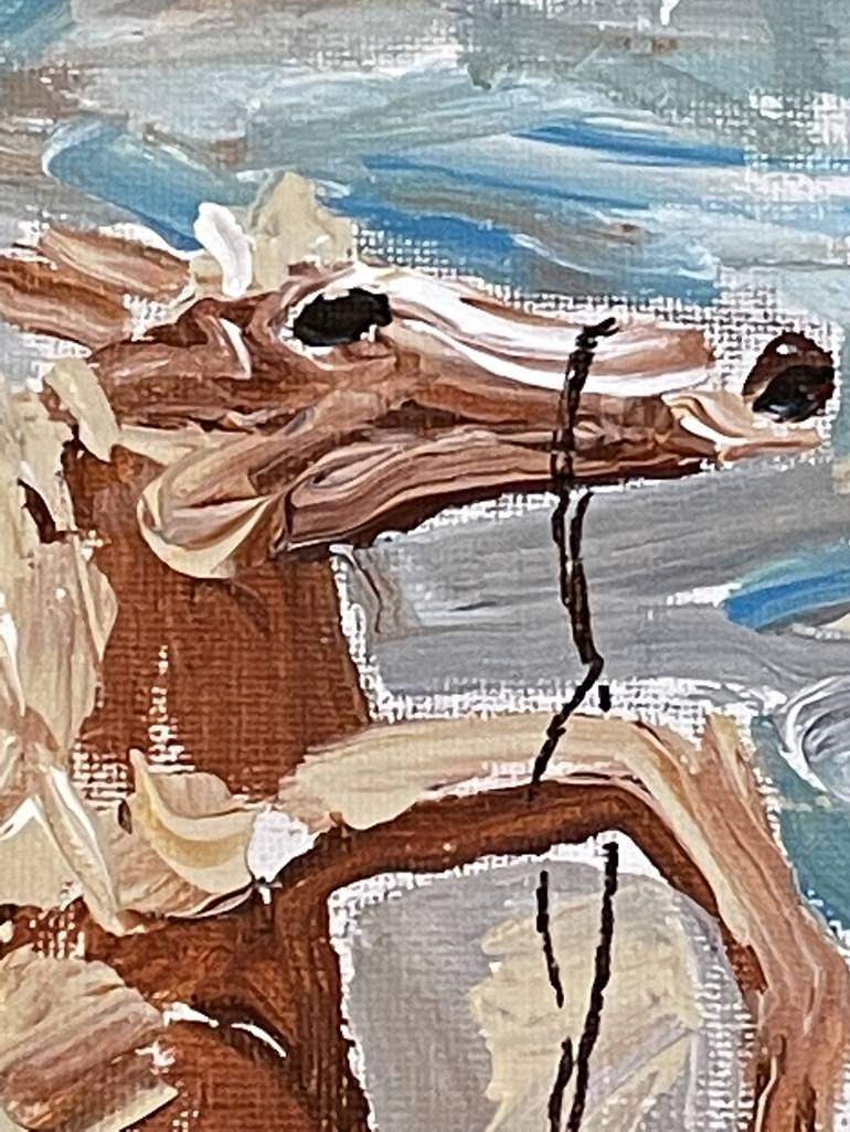 Original Abstract Horse Painting by Cheri Pedemonte