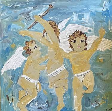 Print of Abstract Expressionism Classical mythology Paintings by Cheri Pedemonte