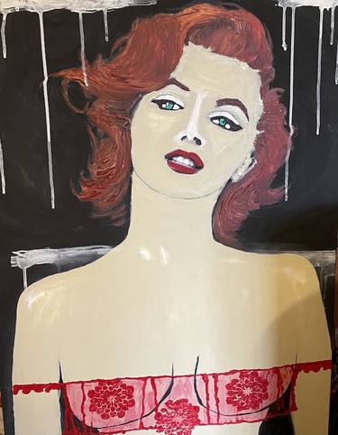 Original Conceptual Nude Painting by Cheri Pedemonte
