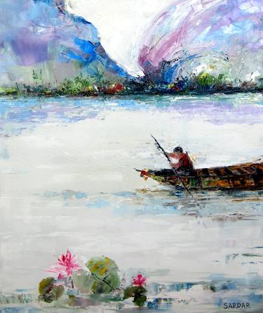 Original Fine Art Landscape Paintings by Sardar Jadhav