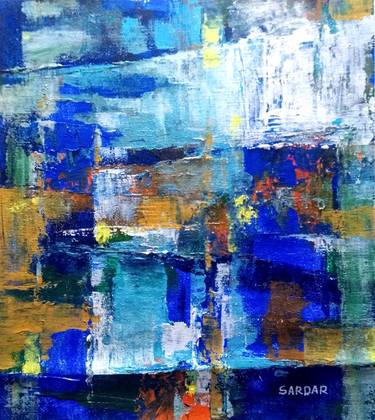 Original Abstract Paintings by Sardar Jadhav