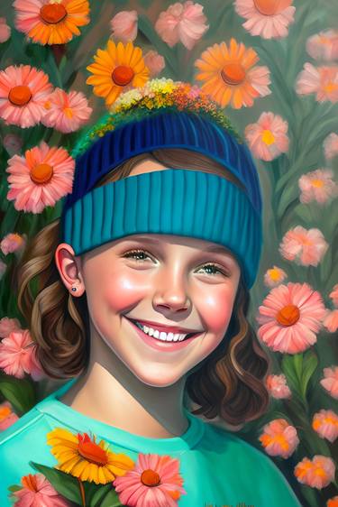 Buy Exquisite Millie Bobby Brown Oil Painting Print Online thumb