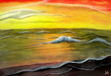 Print of Abstract Beach Paintings by Magical Art World