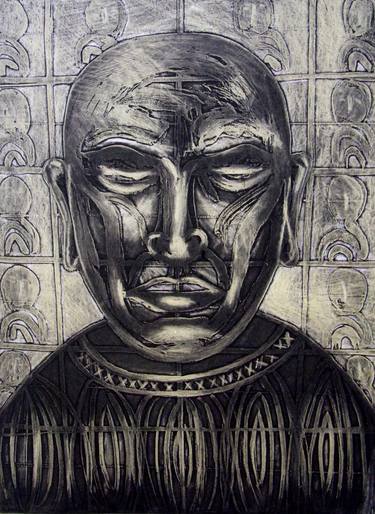 Print of Figurative Portrait Printmaking by Jampa Lungthok