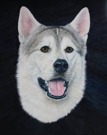 Original Realism Dogs Paintings by Joey Nash