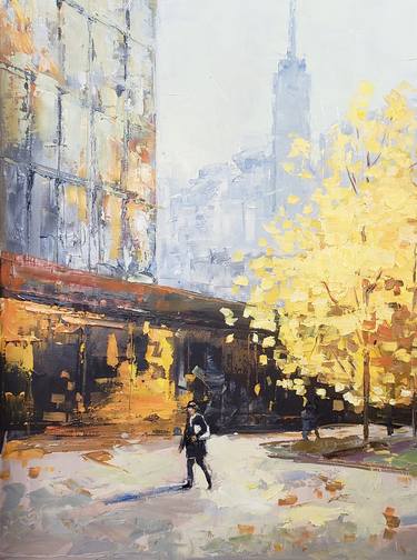 Original Figurative Architecture Paintings by Irina Alexandrina