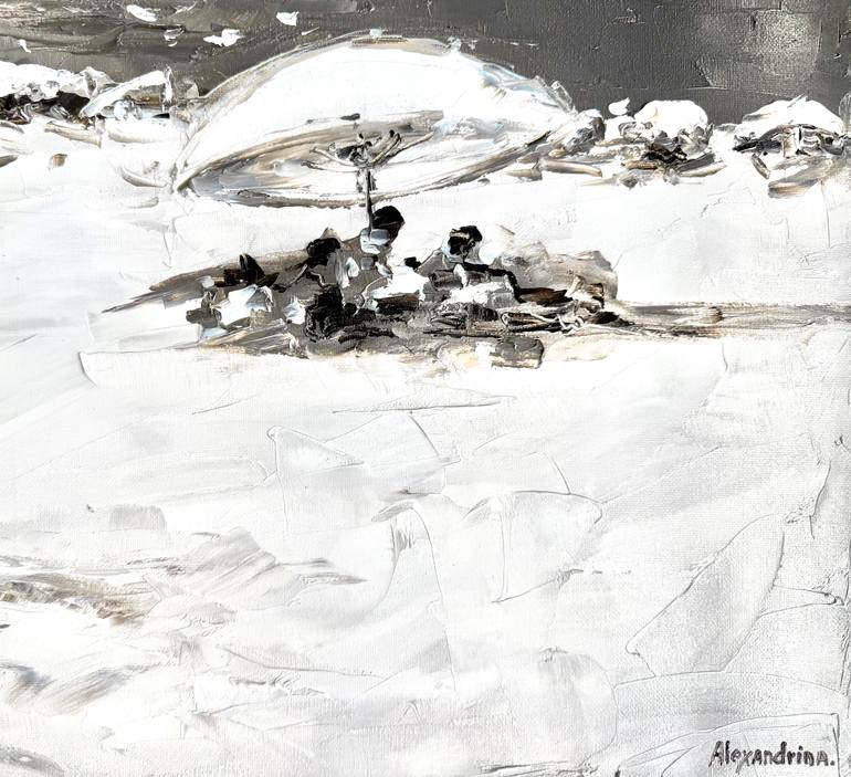 Original Impressionism Beach Painting by Irina Alexandrina