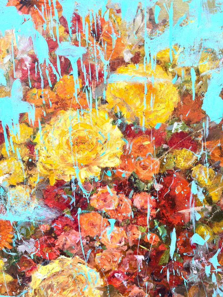 Original Impressionism Botanic Painting by Irina Alexandrina