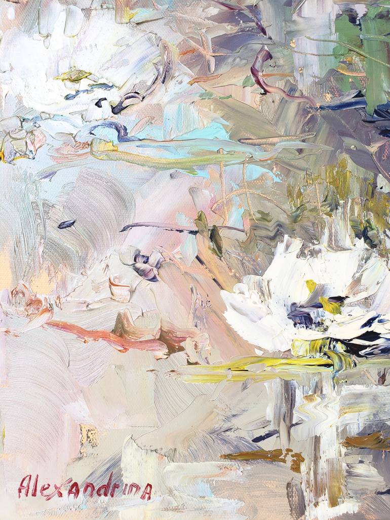 Original Expressionism Floral Painting by Irina Alexandrina