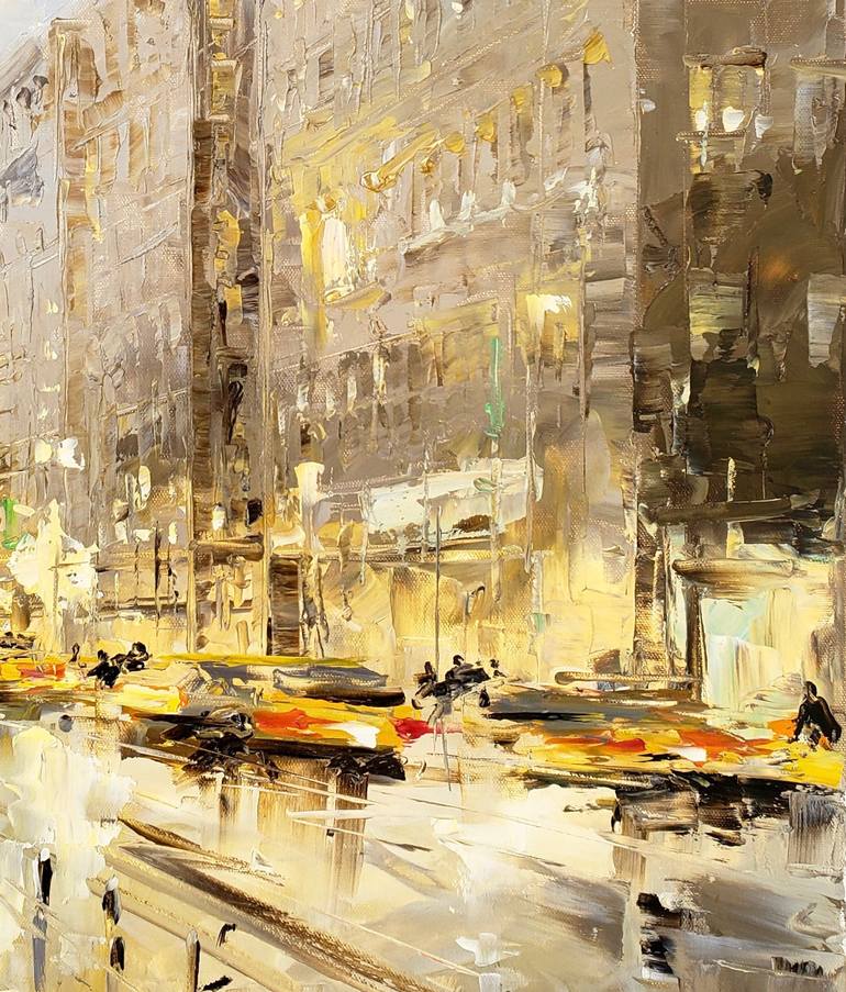 Original Expressionism Cities Painting by Irina Alexandrina