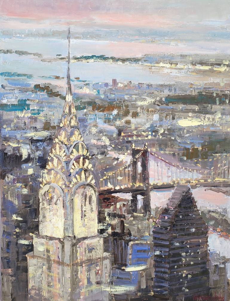 Original Impressionism Landscape Painting by Irina Alexandrina