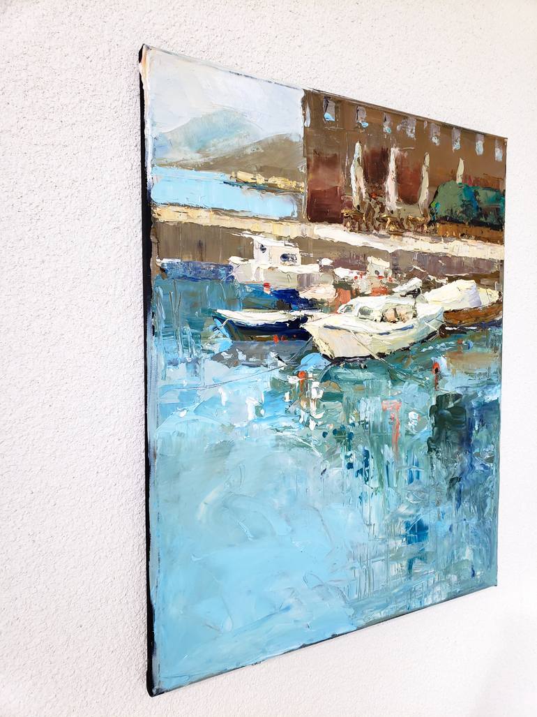 Original Impressionism Seascape Painting by Irina Alexandrina
