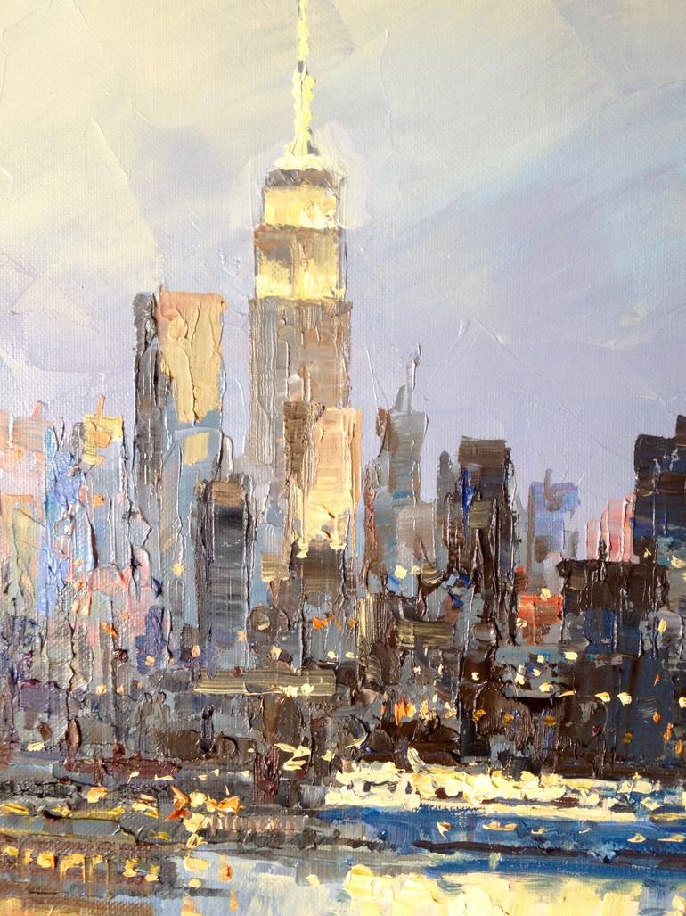 Original Impressionism Architecture Painting by Irina Alexandrina