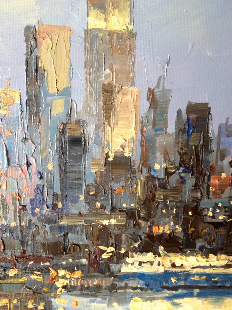 Original Impressionism Architecture Painting by Irina Alexandrina