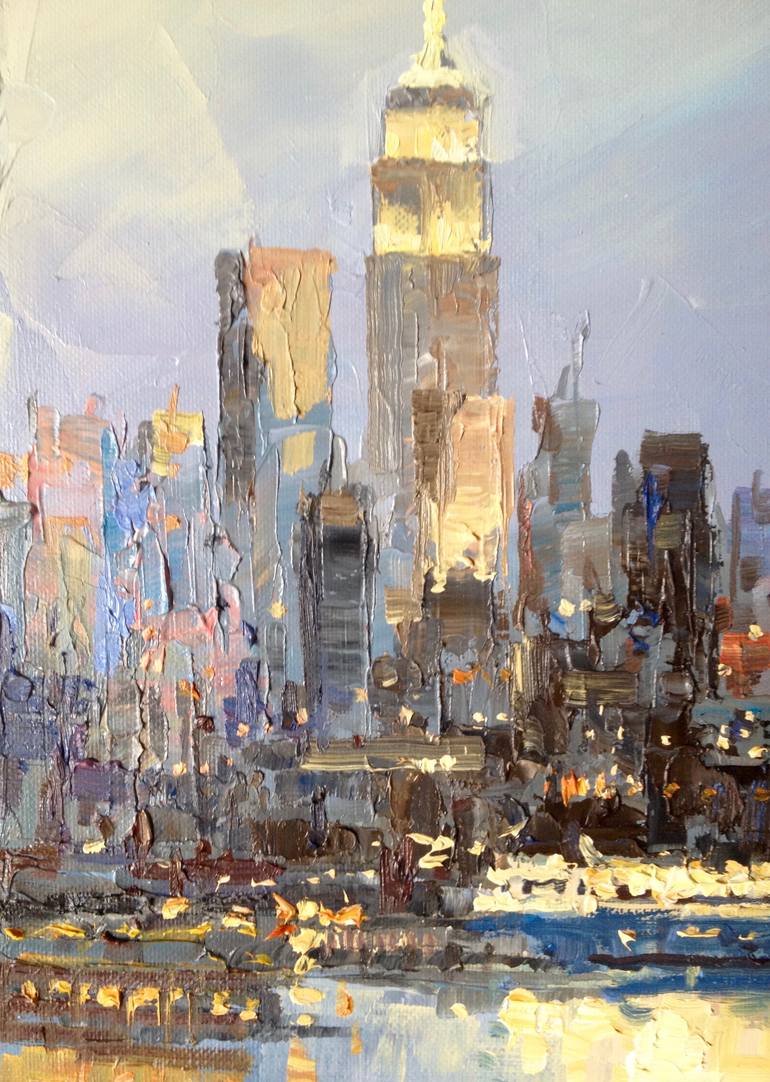 Original Impressionism Architecture Painting by Irina Alexandrina