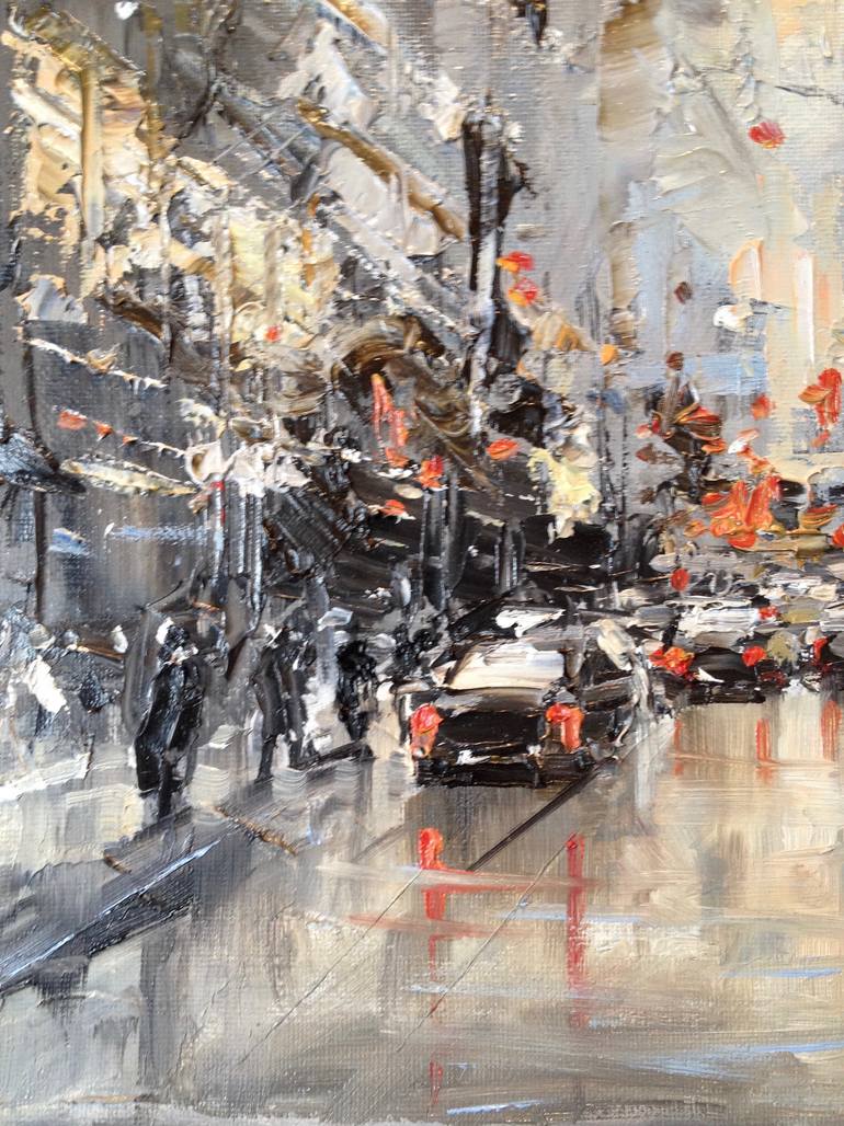 Original Expressionism Architecture Painting by Irina Alexandrina