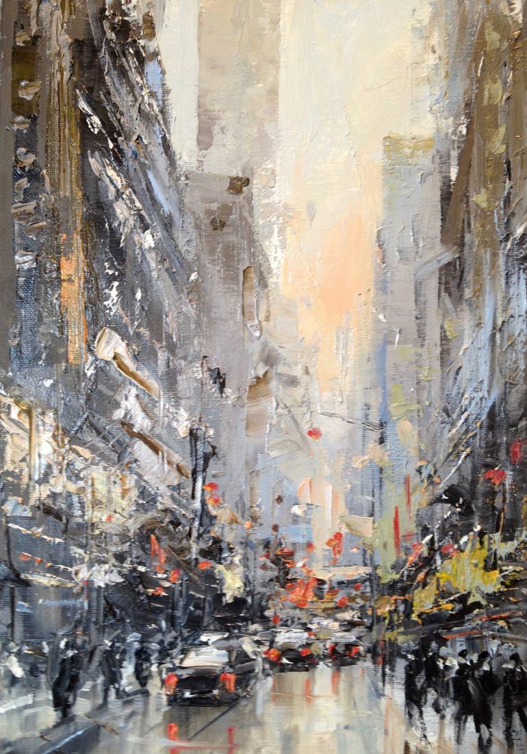 Original Expressionism Architecture Painting by Irina Alexandrina