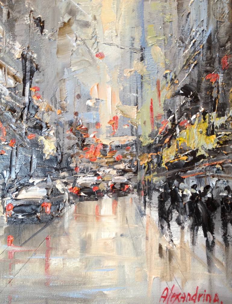 Original Expressionism Architecture Painting by Irina Alexandrina