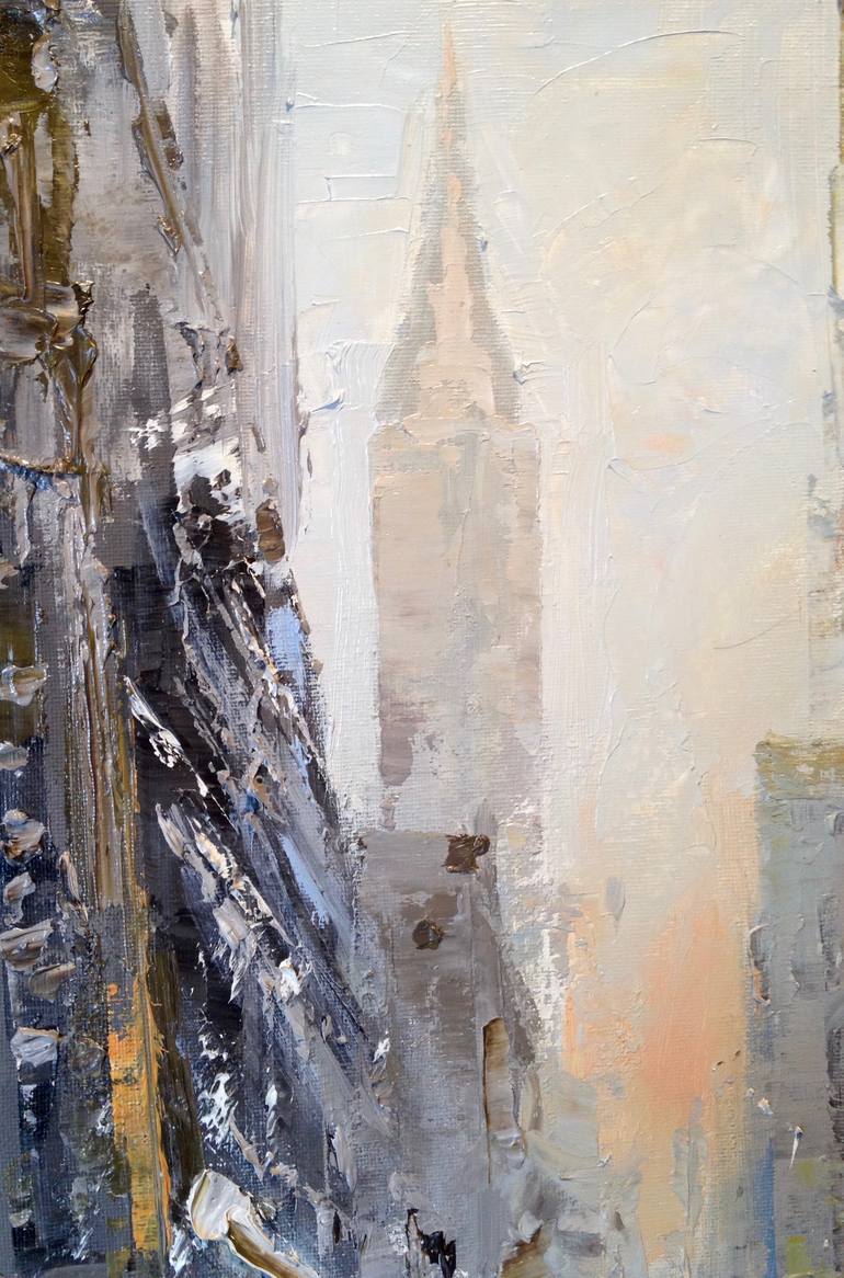 Original Expressionism Architecture Painting by Irina Alexandrina