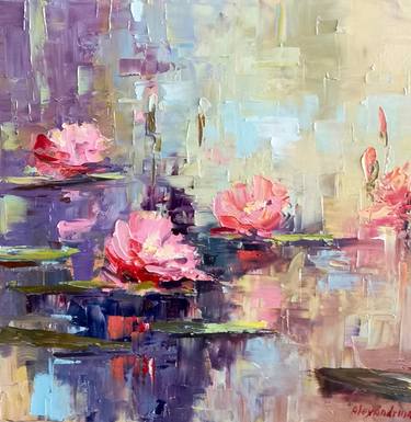 Original Impressionism Floral Paintings by Irina Alexandrina