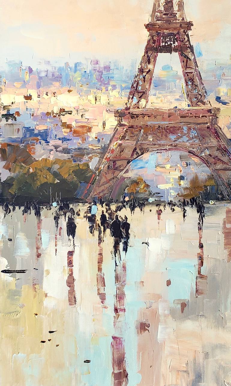Original Expressionism Architecture Painting by Irina Alexandrina