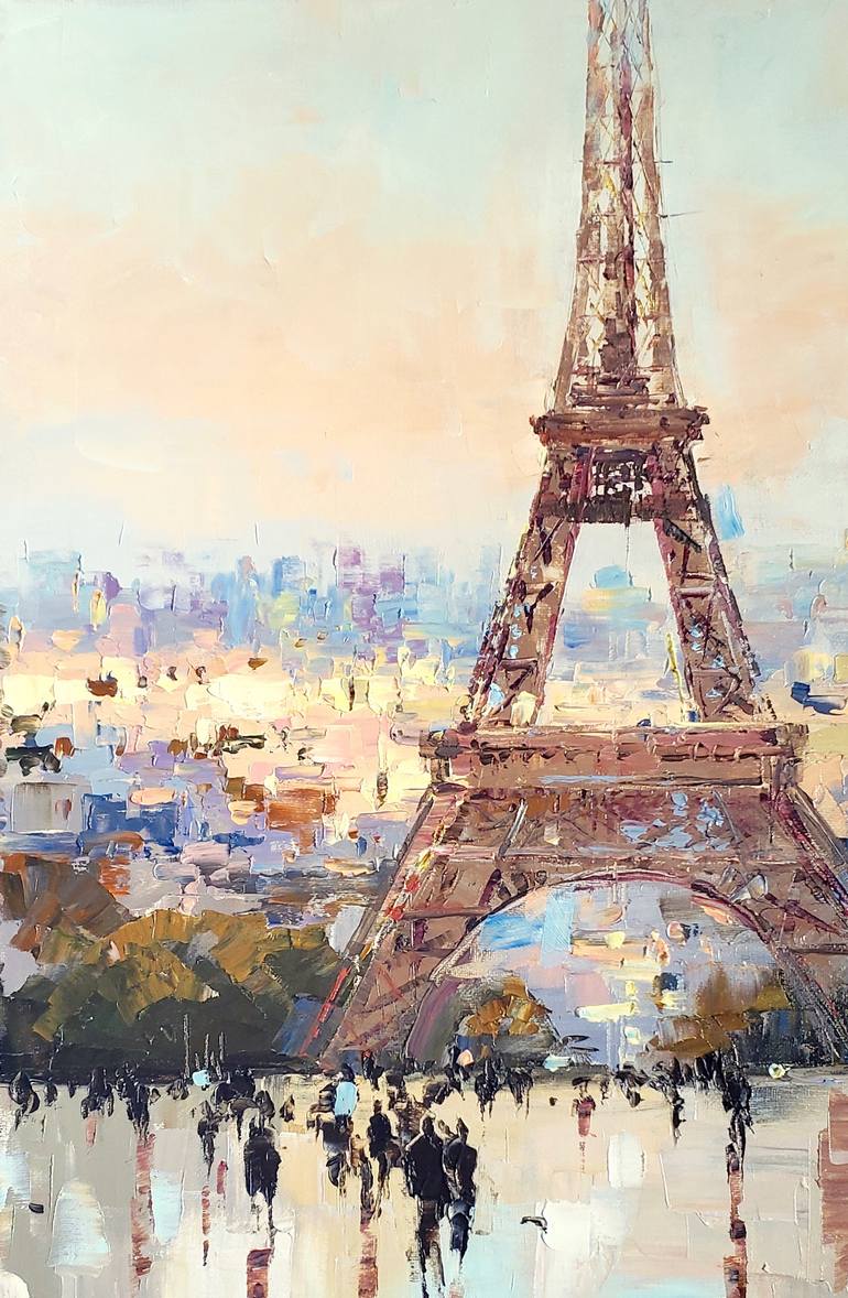 Original Expressionism Architecture Painting by Irina Alexandrina