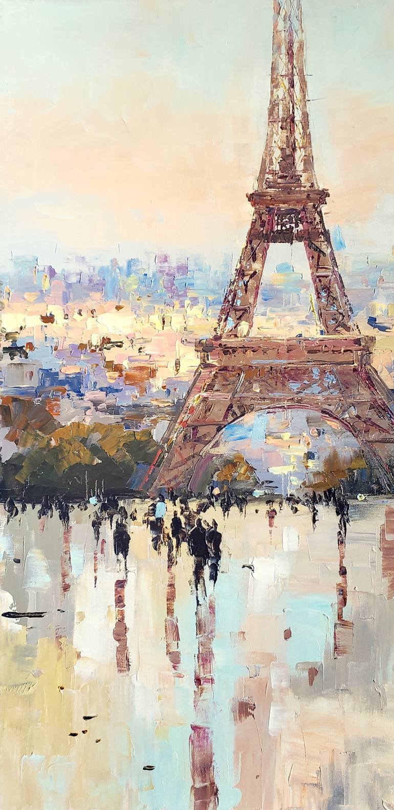 Original Expressionism Architecture Painting by Irina Alexandrina