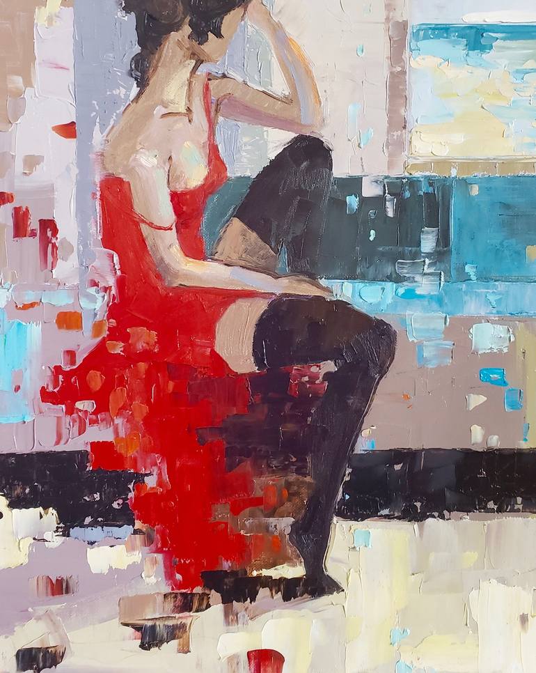 Original Figurative Women Painting by Irina Alexandrina