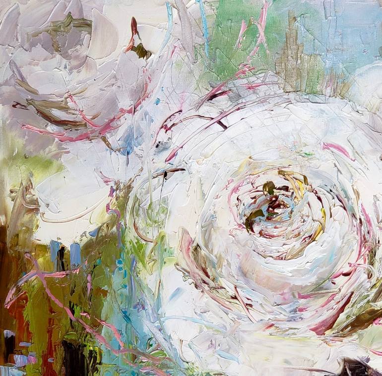 Original Expressionism Floral Painting by Irina Alexandrina