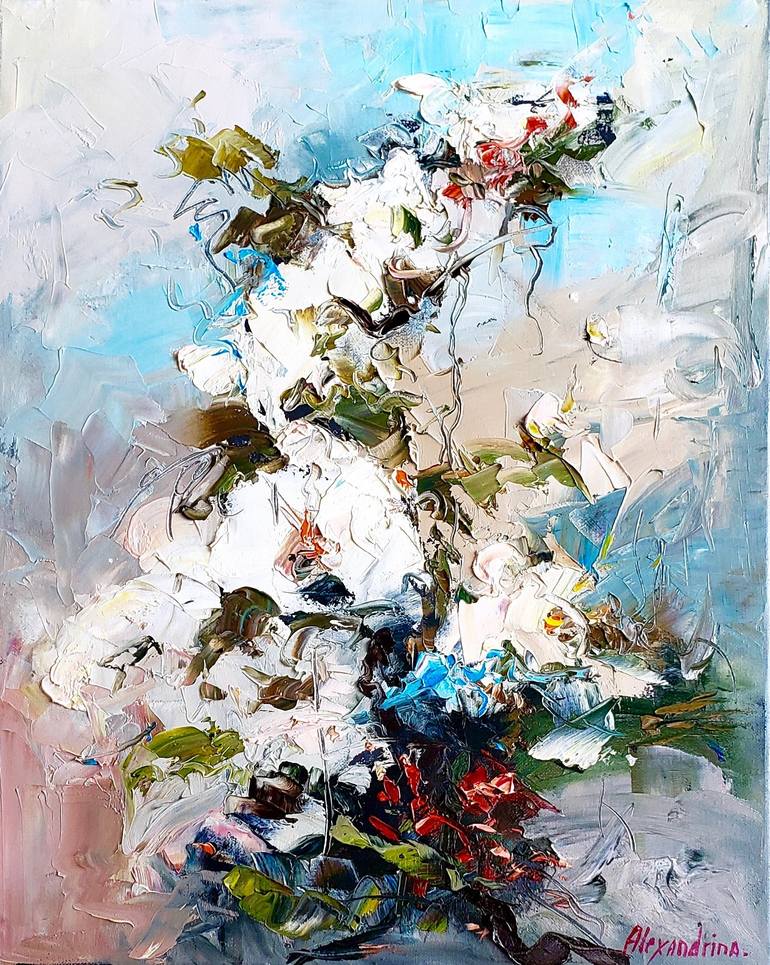 Original Floral Painting by Irina Alexandrina