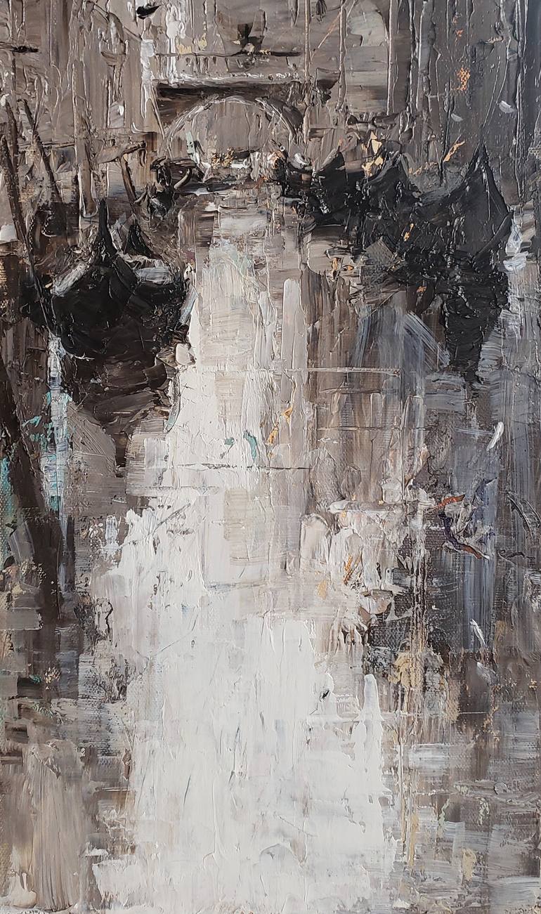 Original Expressionism Architecture Painting by Irina Alexandrina