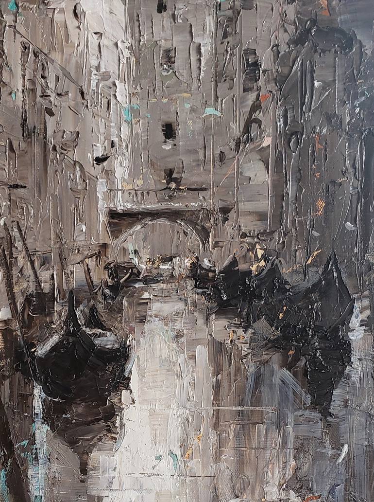 Original Expressionism Architecture Painting by Irina Alexandrina