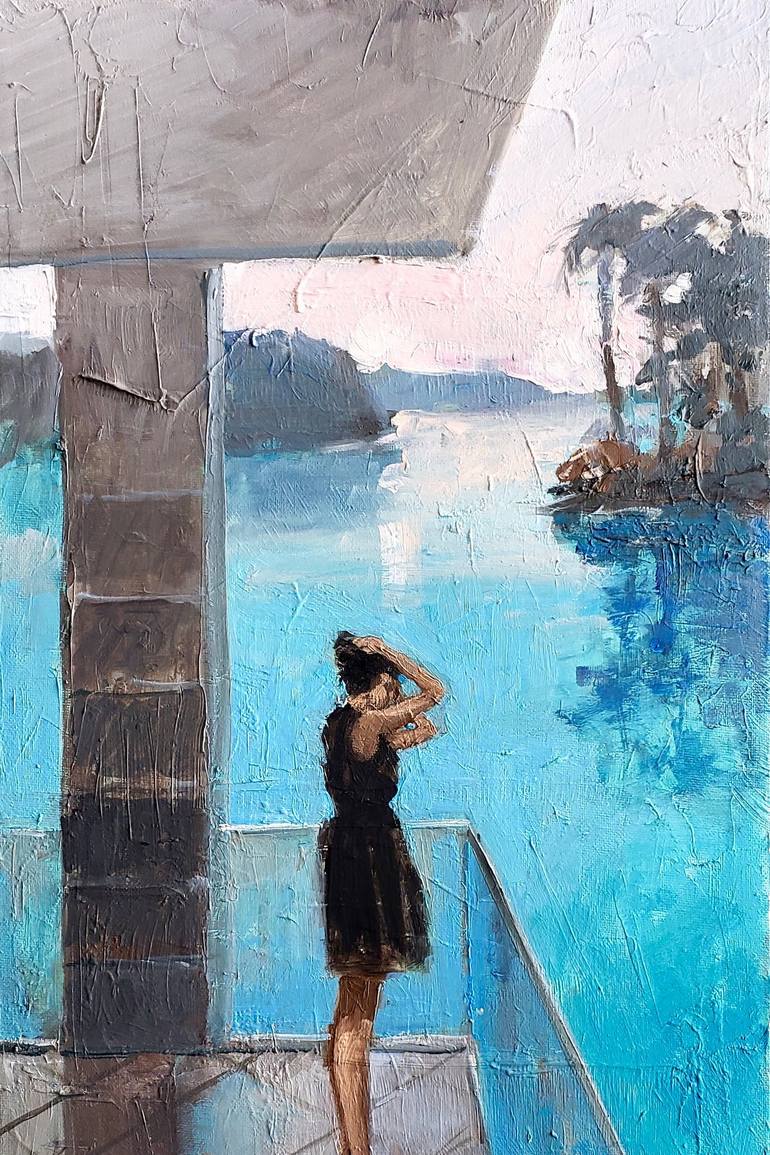 Original Expressionism Landscape Painting by Irina Alexandrina