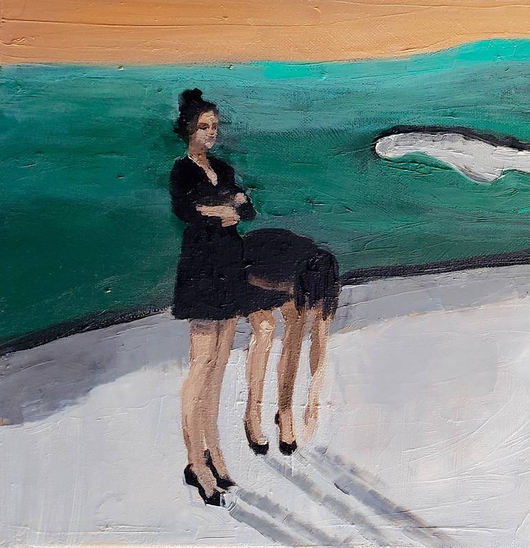 Original Expressionism Women Painting by Irina Alexandrina