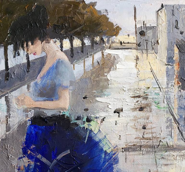 Original Expressionism Women Painting by Irina Alexandrina