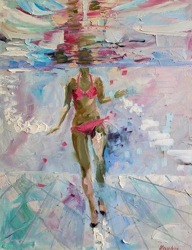 Original Expressionism Women Paintings by Irina Alexandrina