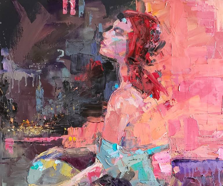Original Figurative Women Painting by Irina Alexandrina