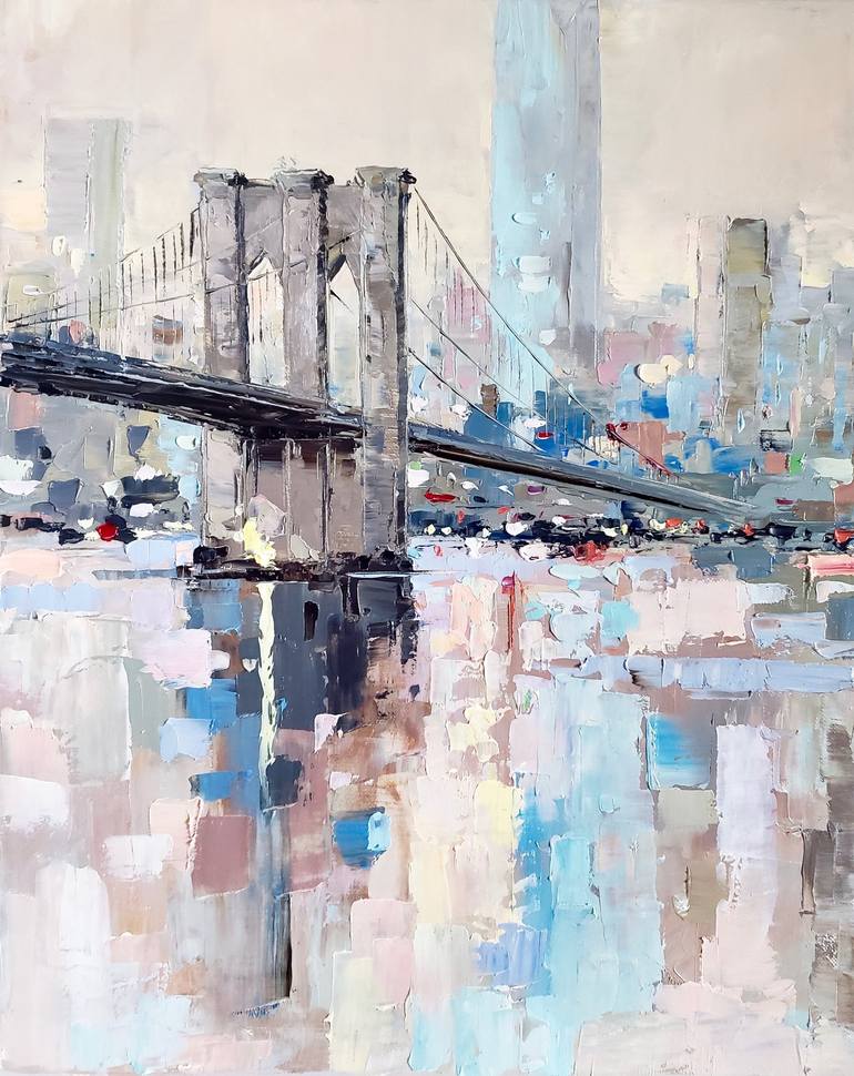 abstract bridge painting