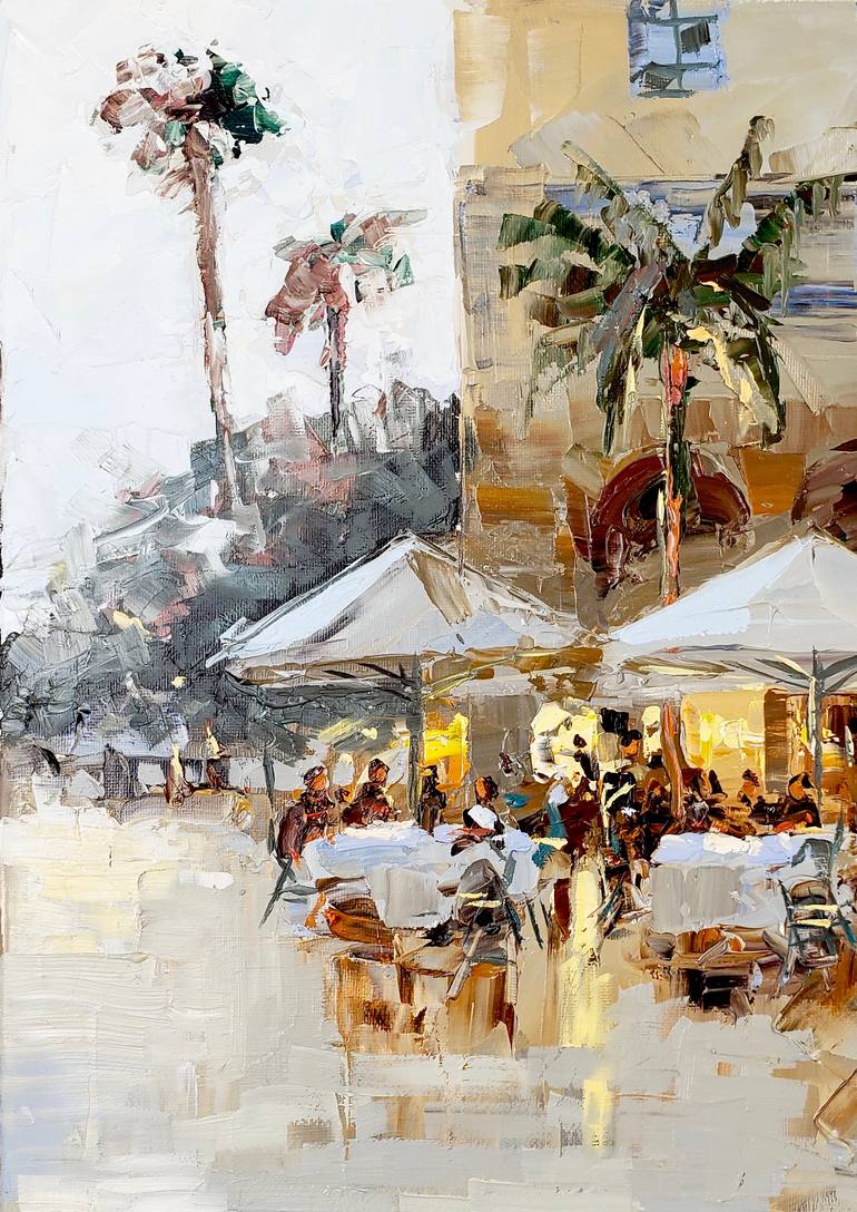 Original Contemporary Architecture Painting by Irina Alexandrina