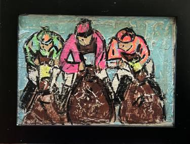 Original Contemporary Sports Paintings by Heather Blanton