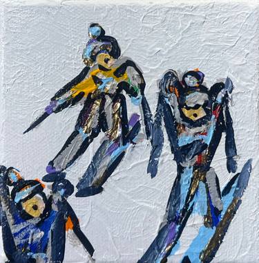 Original Abstract Family Paintings by Heather Blanton