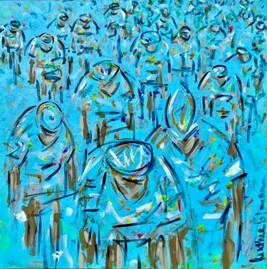 Original Abstract Expressionism Abstract Paintings by Heather Blanton