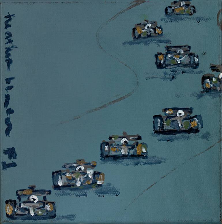 Original Car Painting by Heather Blanton  Contemporary Art on Canvas  F1
