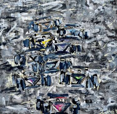 Original Abstract Car Painting by Heather Blanton