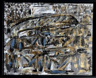Original Abstract Sports Painting by Heather Blanton