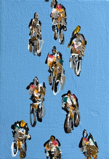 Original Abstract Sports Painting by Heather Blanton