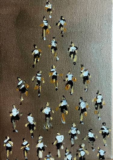 Original Abstract Sports Paintings by Heather Blanton